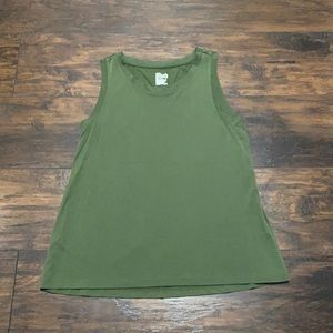 Green tank top - XS